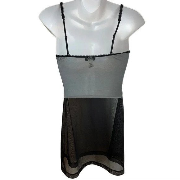 LaSenza  Black Baby Doll Lingerie Size Small Floral - Picture 10 of 12